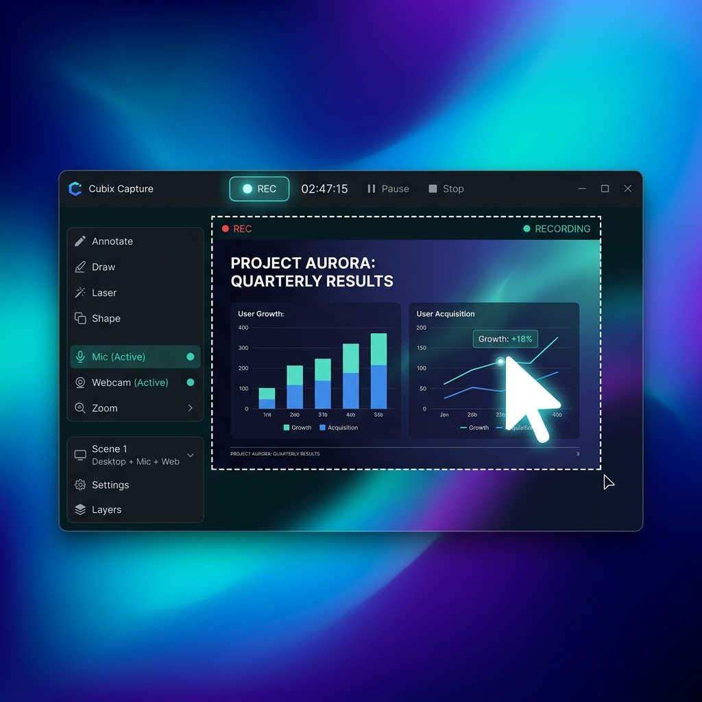 A demonstration of the instant studio polish achieved with Cubix Capture
